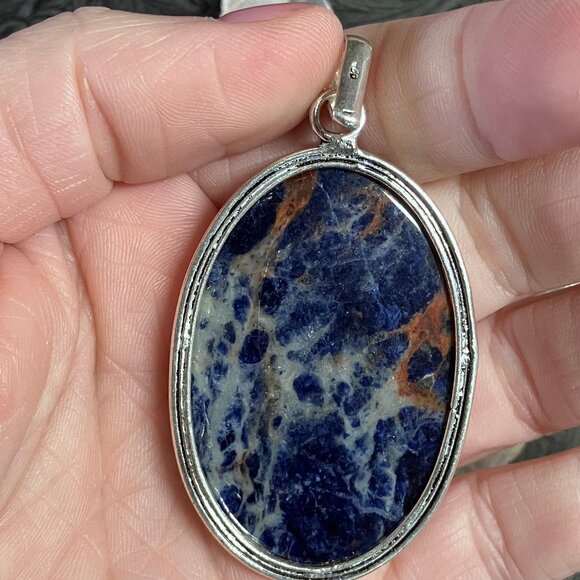 Sunset Sodalite Pendant Stone Crystal Jewelry - Picture 6 of 8